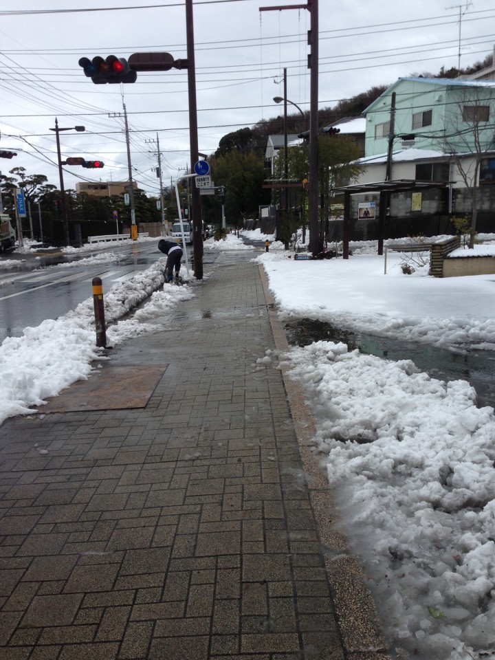 除雪作業