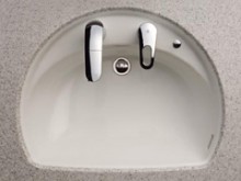 洗髪ボウル　肘からの水だれを防ぐ形状　